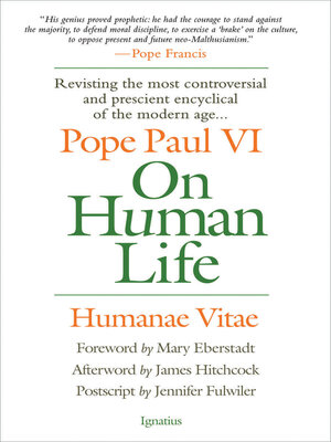 cover image of On Human Life